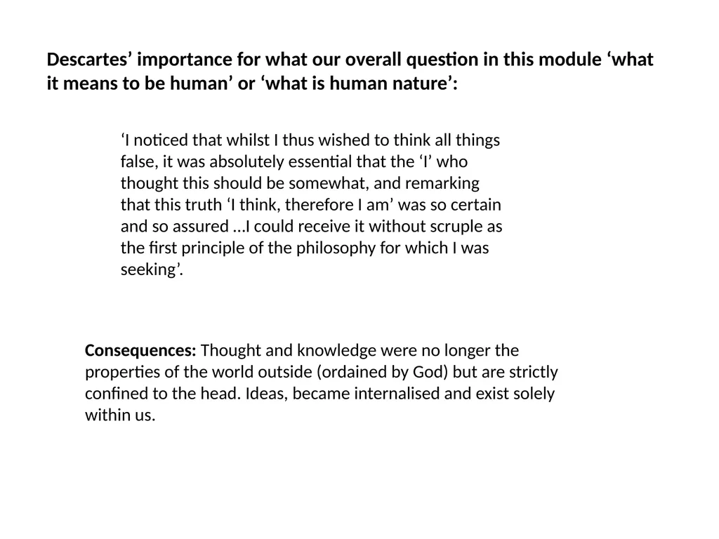 Lecture 9/Term 1: What is Man? The Quest for Human - slide 2 of 21