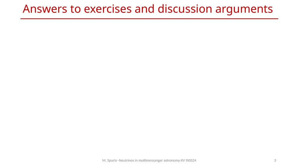 Neutrinos in multimessanger astronomy solution for - slide 3 of 13