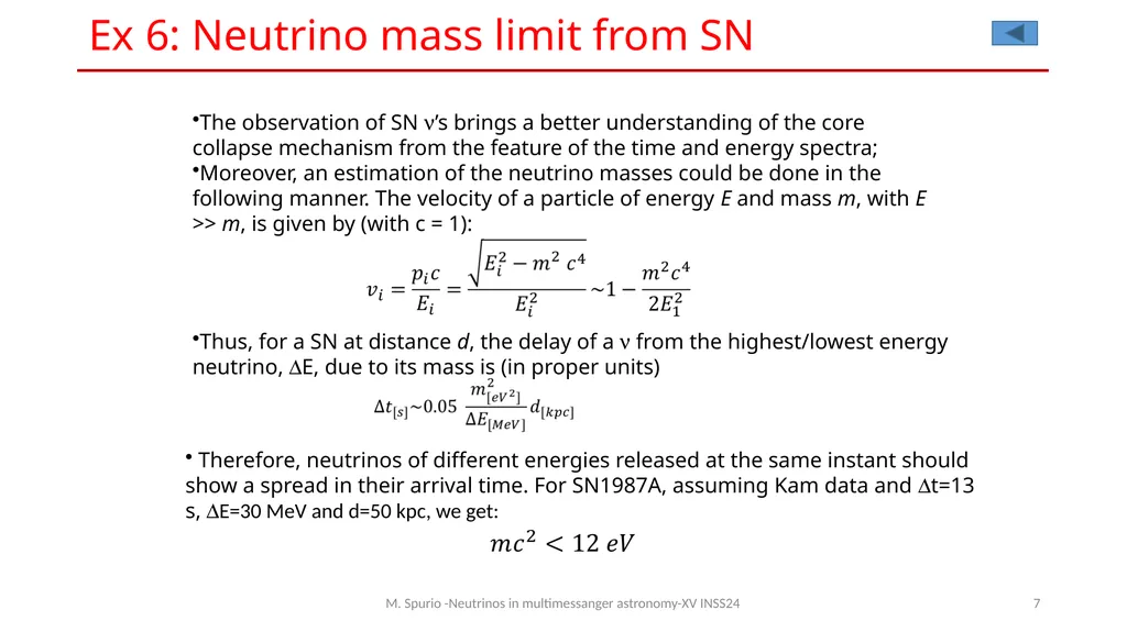 Neutrinos in multimessanger astronomy solution for - slide 7 of 13
