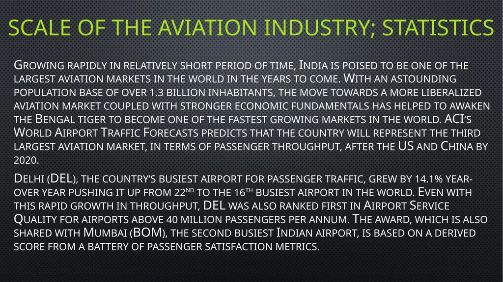 Unit 6 managing aviation services Learning outcome - slide 10 of 36