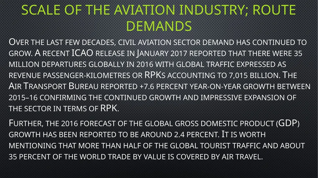Unit 6 managing aviation services Learning outcome - slide 25 of 36
