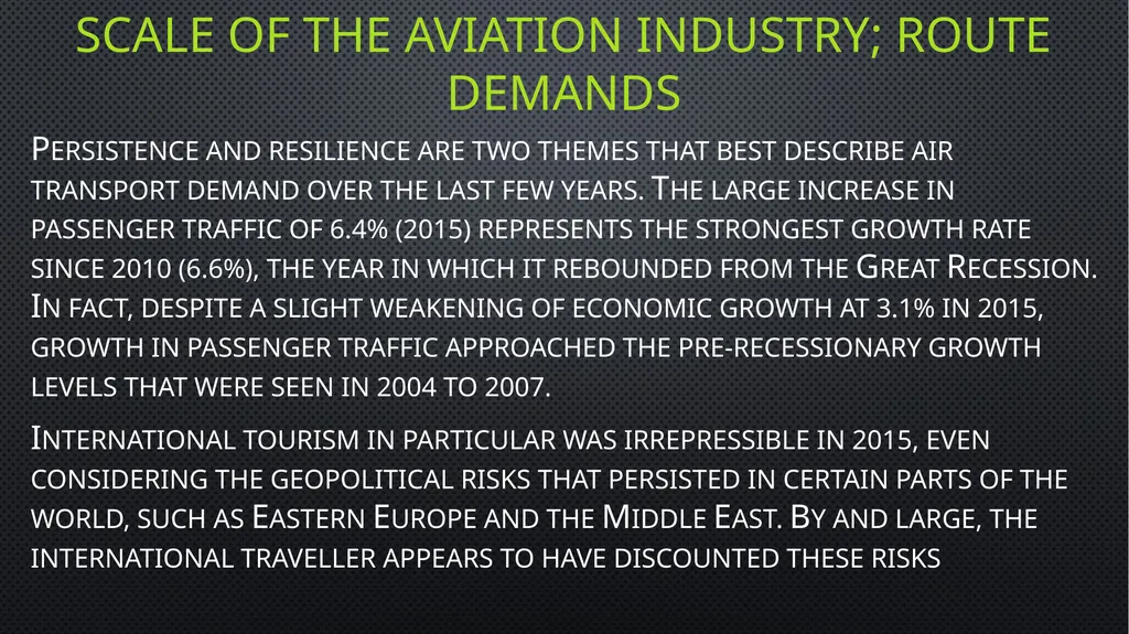 Unit 6 managing aviation services Learning outcome - slide 30 of 36