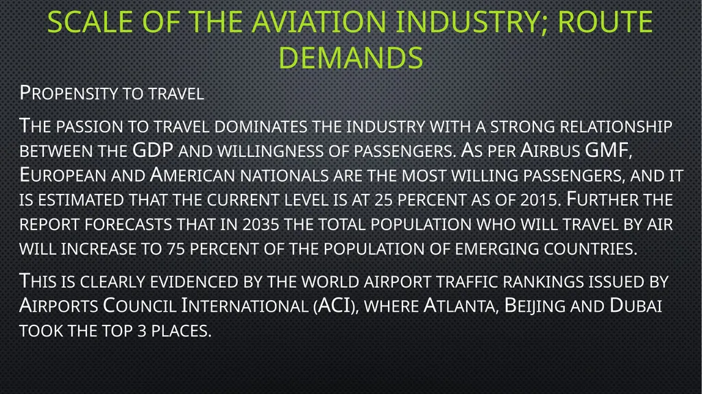 Unit 6 managing aviation services Learning outcome - slide 33 of 36