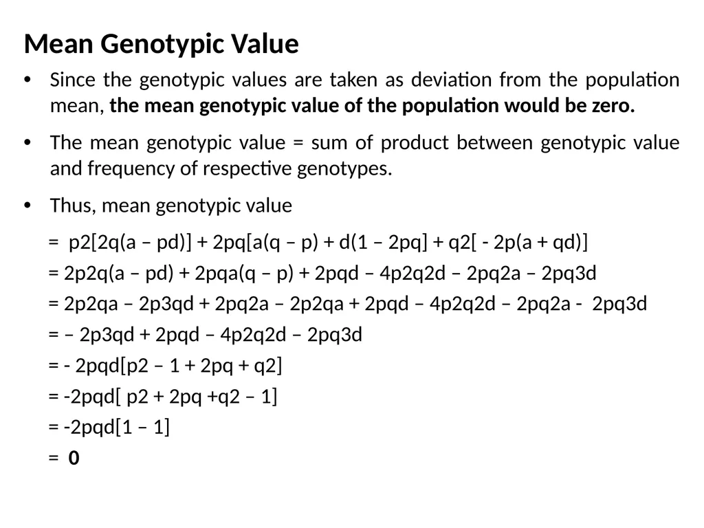 ANIMAL GENETICS & BREEDING UNIT – II Principles of - slide 22 of 23