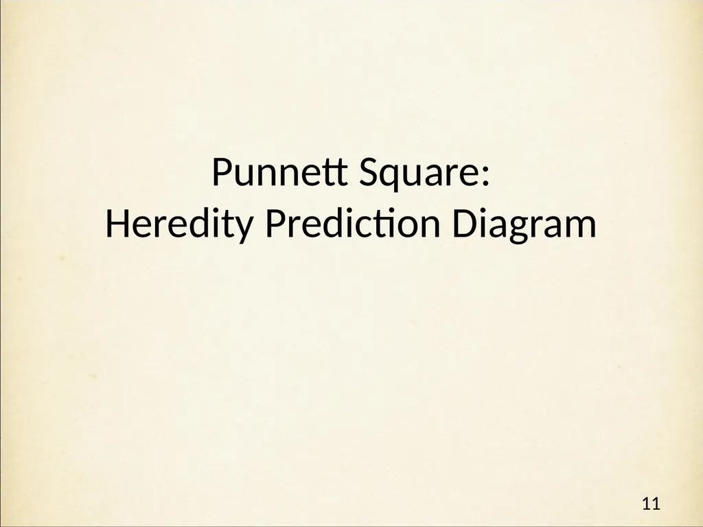 Genetics in Harry Potter’s World Lesson 1 - slide 11 of 29