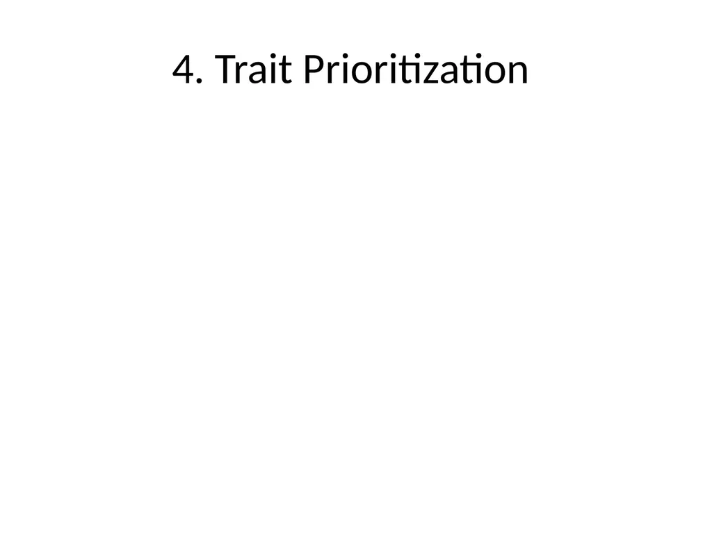 Chapter 4 New Variety Design and Product Profiling - slide 22 of 45