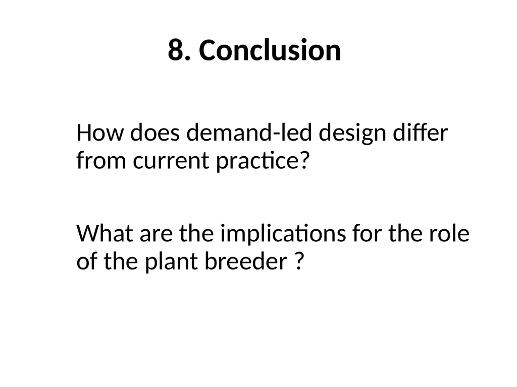 Chapter 4 New Variety Design and Product Profiling - slide 39 of 45