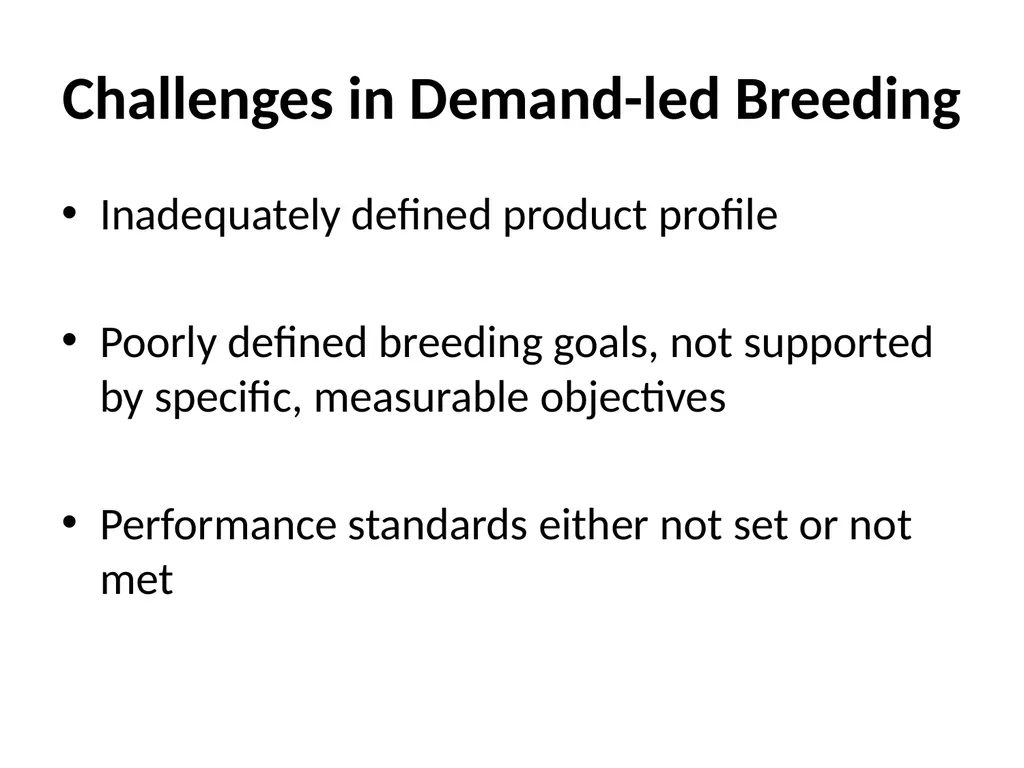Chapter 4 New Variety Design and Product Profiling - slide 38 of 45