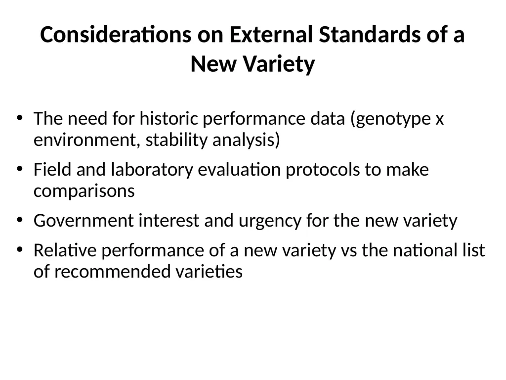 Chapter 4 New Variety Design and Product Profiling - slide 29 of 45