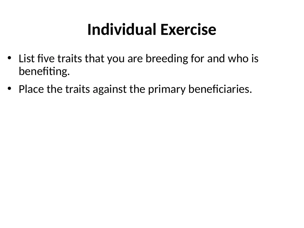 Chapter 4 New Variety Design and Product Profiling - slide 12 of 45