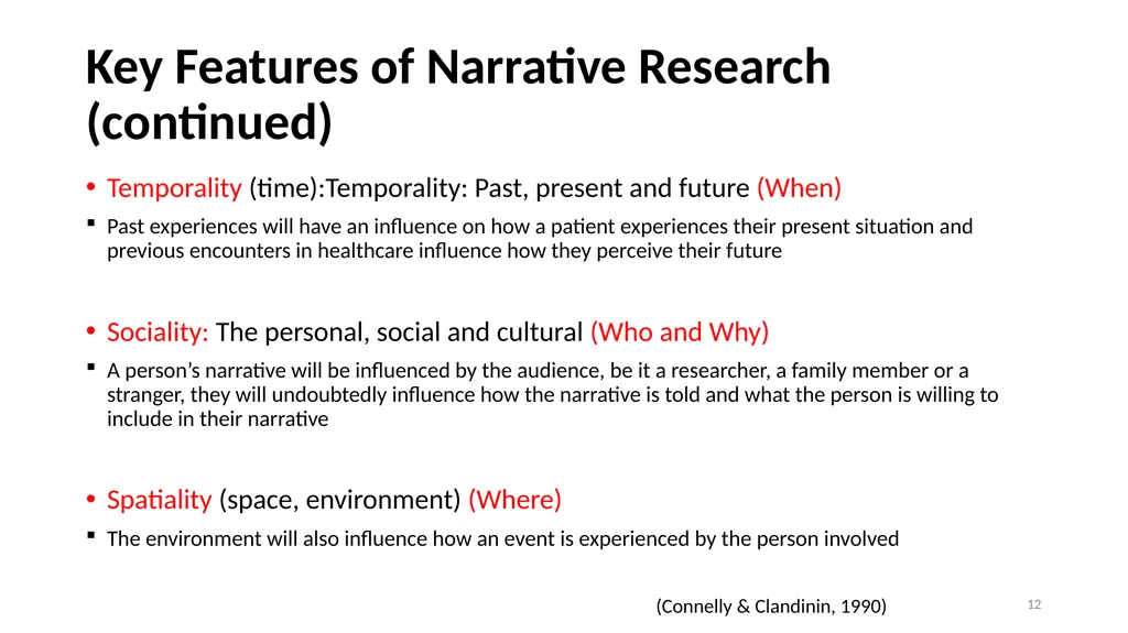 Narrative Research and Ethics in Qualitative - slide 12 of 31