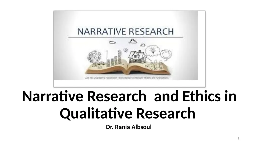 Narrative Research and Ethics in Qualitative - slide 1 of 31