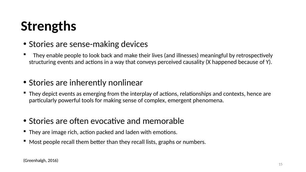 Narrative Research and Ethics in Qualitative - slide 15 of 31