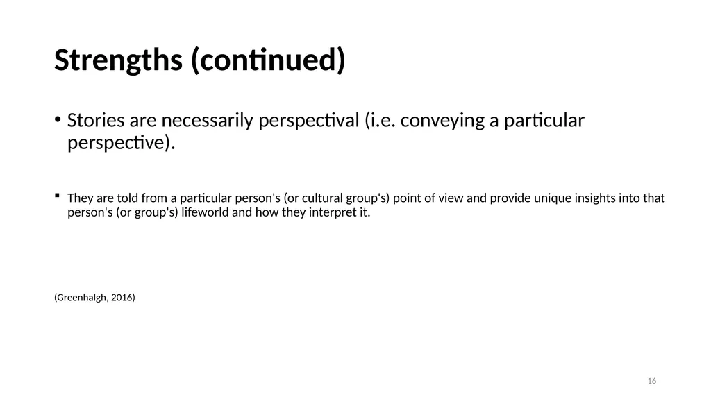 Narrative Research and Ethics in Qualitative - slide 16 of 31