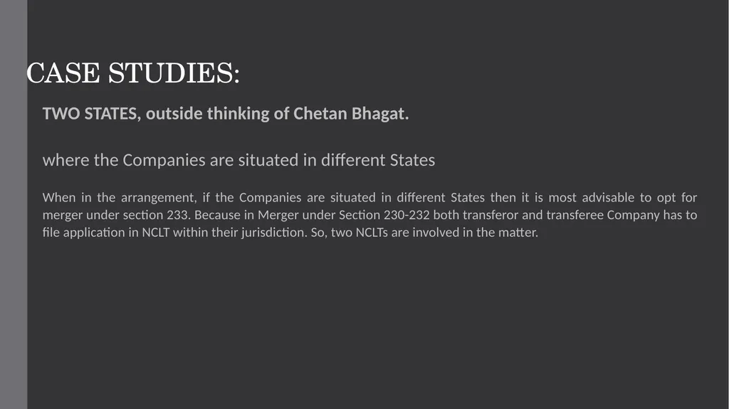 Merger and Amalgamation under section 233 (Fast - slide 12 of 17