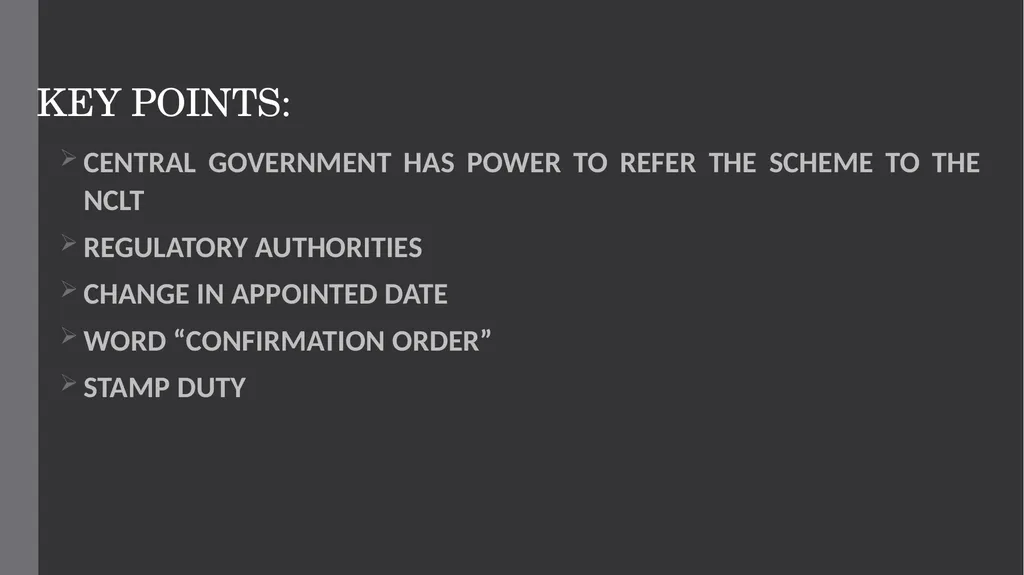 Merger and Amalgamation under section 233 (Fast - slide 8 of 17