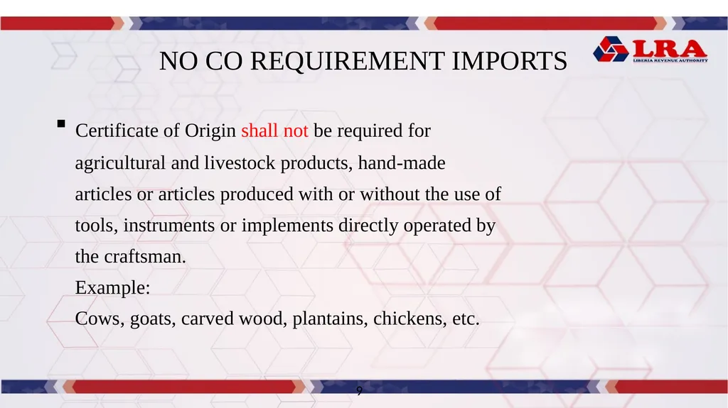 MODULE I: Presented By: LRA TRAINING TEAM Rules of - slide 15 of 67
