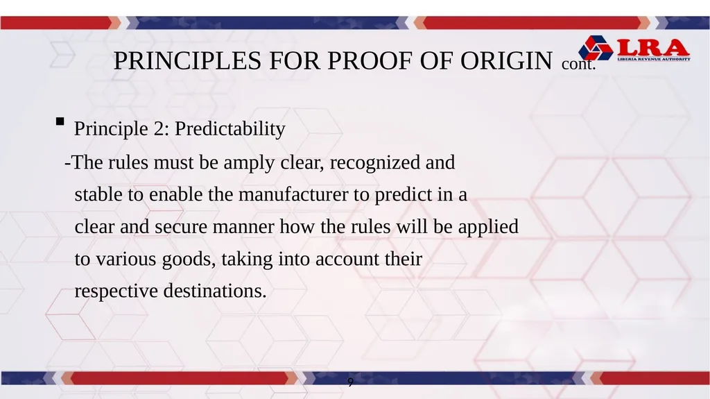 MODULE I: Presented By: LRA TRAINING TEAM Rules of - slide 14 of 67