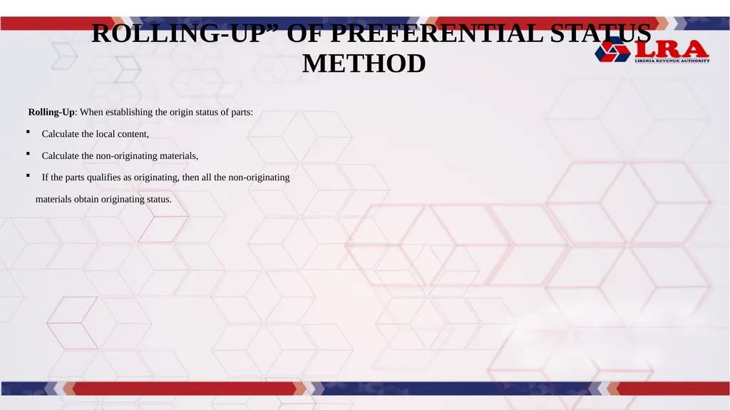 MODULE I: Presented By: LRA TRAINING TEAM Rules of - slide 55 of 67