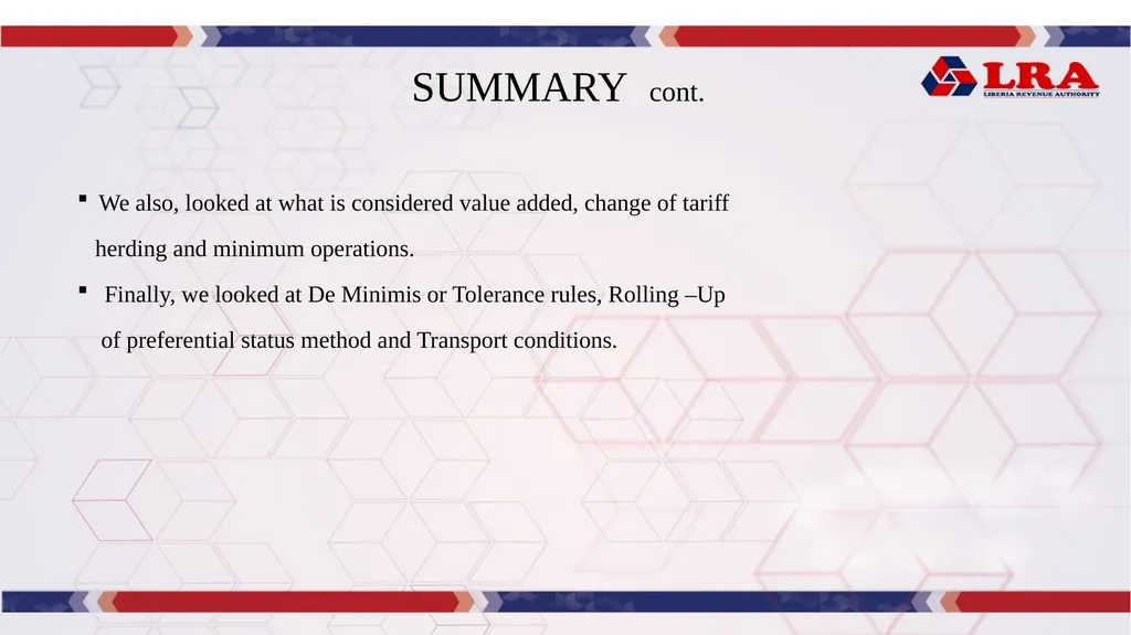 MODULE I: Presented By: LRA TRAINING TEAM Rules of - slide 63 of 67