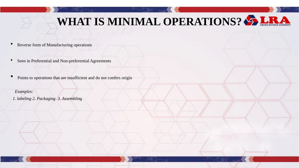 MODULE I: Presented By: LRA TRAINING TEAM Rules of - slide 49 of 67