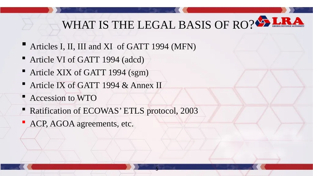 MODULE I: Presented By: LRA TRAINING TEAM Rules of - slide 7 of 67