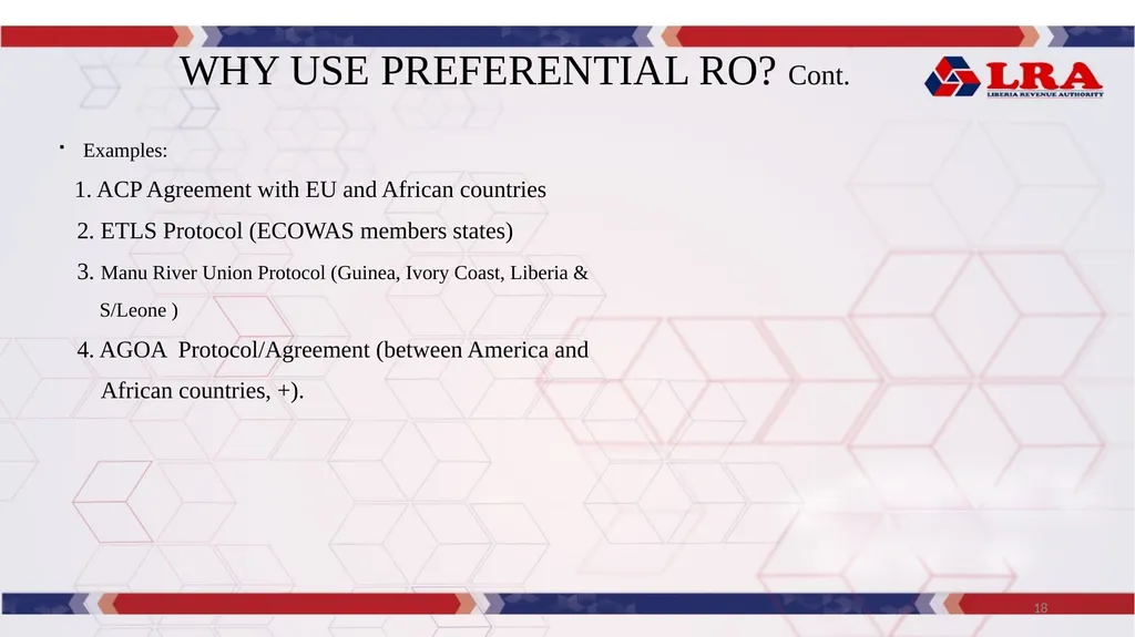 MODULE I: Presented By: LRA TRAINING TEAM Rules of - slide 18 of 67