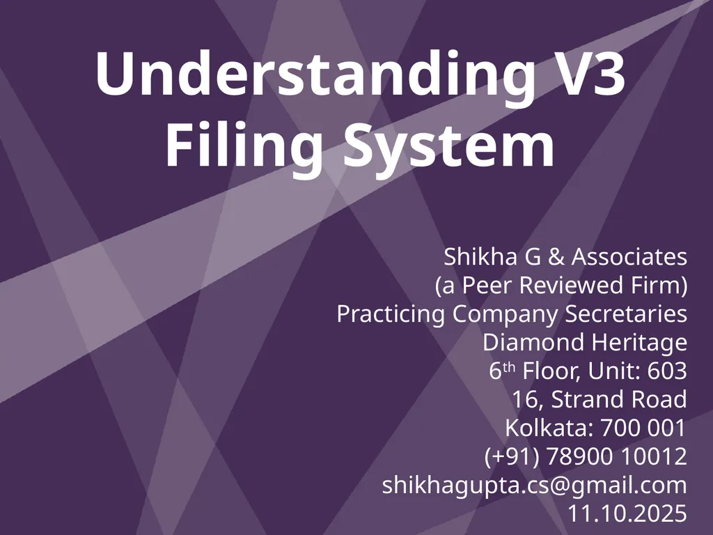 Shikha G & Associates (a Peer Reviewed Firm) - slide 1 of 21