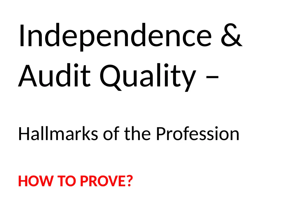 CPE SEMINAR ON Standards on Auditing – - slide 2 of 45