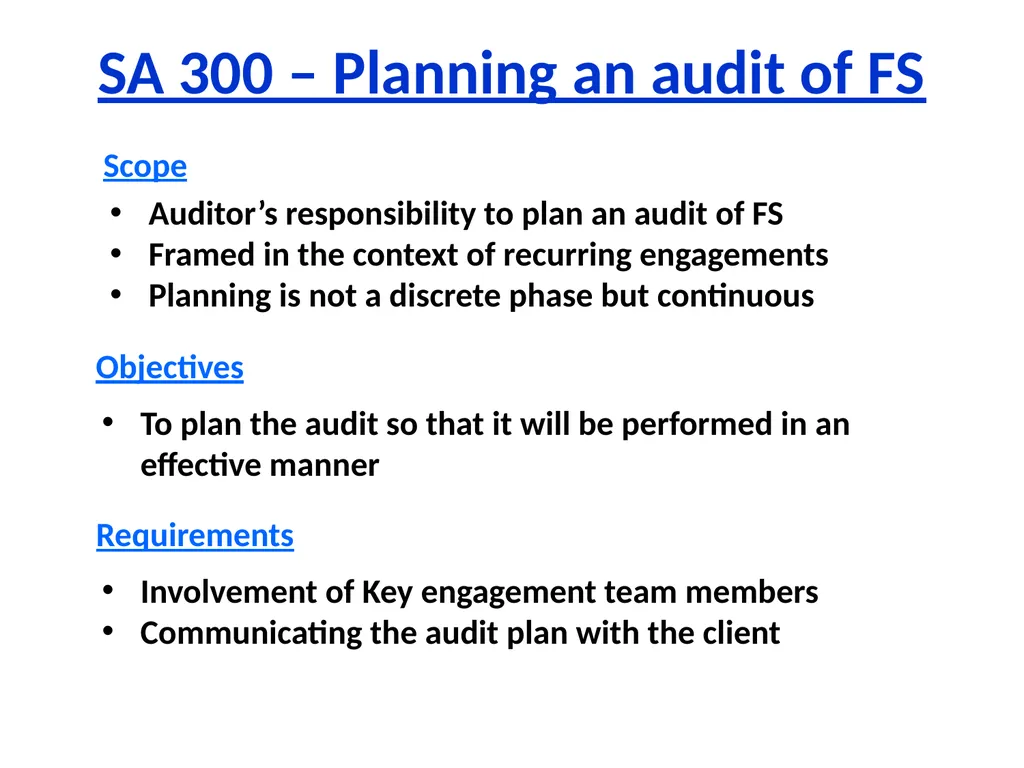 CPE SEMINAR ON Standards on Auditing – - slide 6 of 45