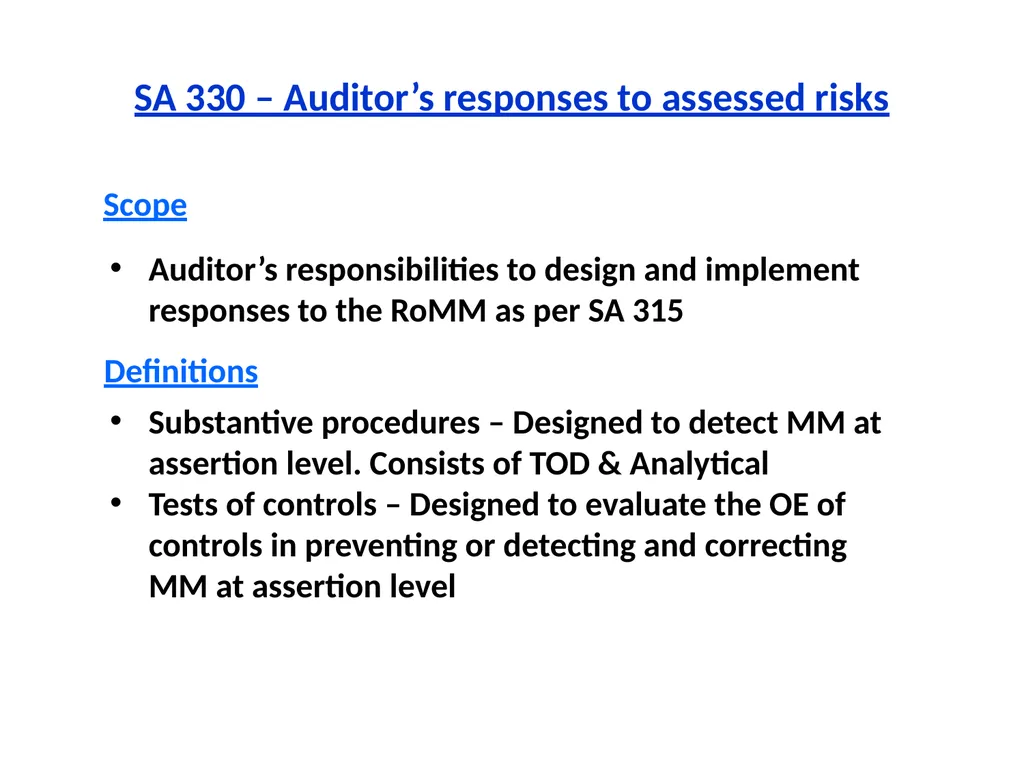 CPE SEMINAR ON Standards on Auditing – - slide 26 of 45