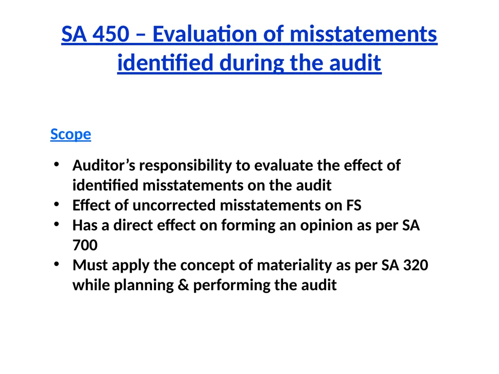 CPE SEMINAR ON Standards on Auditing – - slide 33 of 45