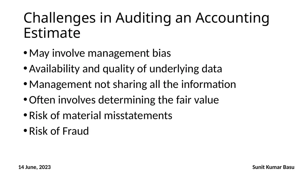 SEMINAR ON ACCOUNTING STANDARD Challenges in - slide 7 of 22