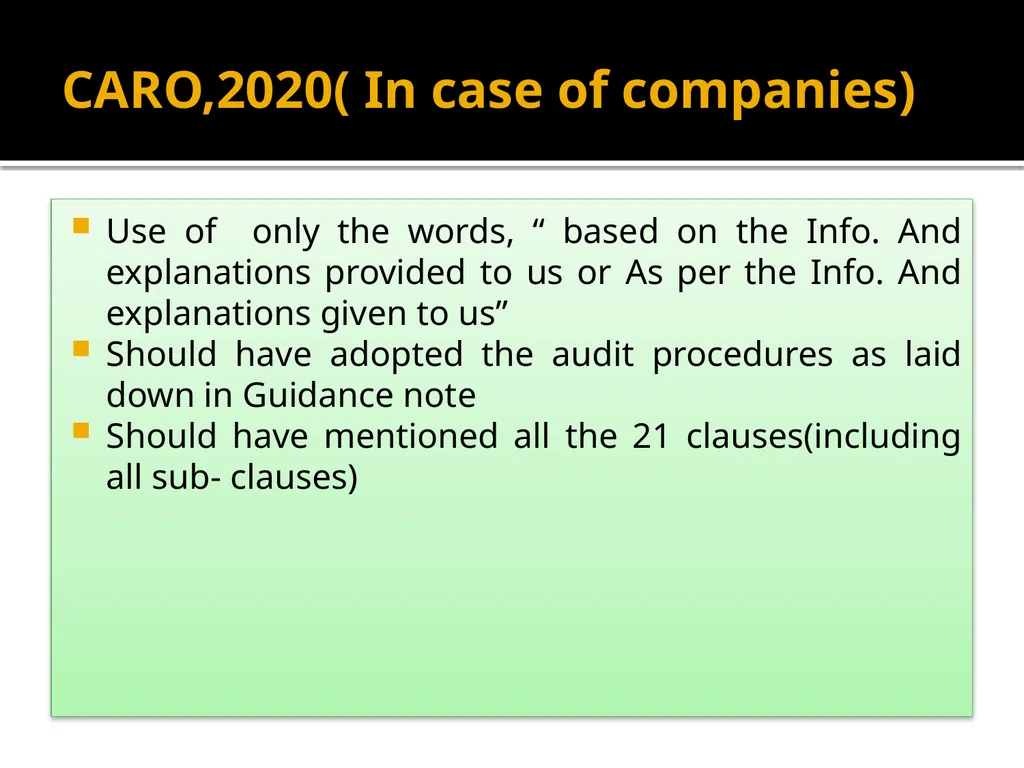 Compliance with Technical and Professional - slide 27 of 29