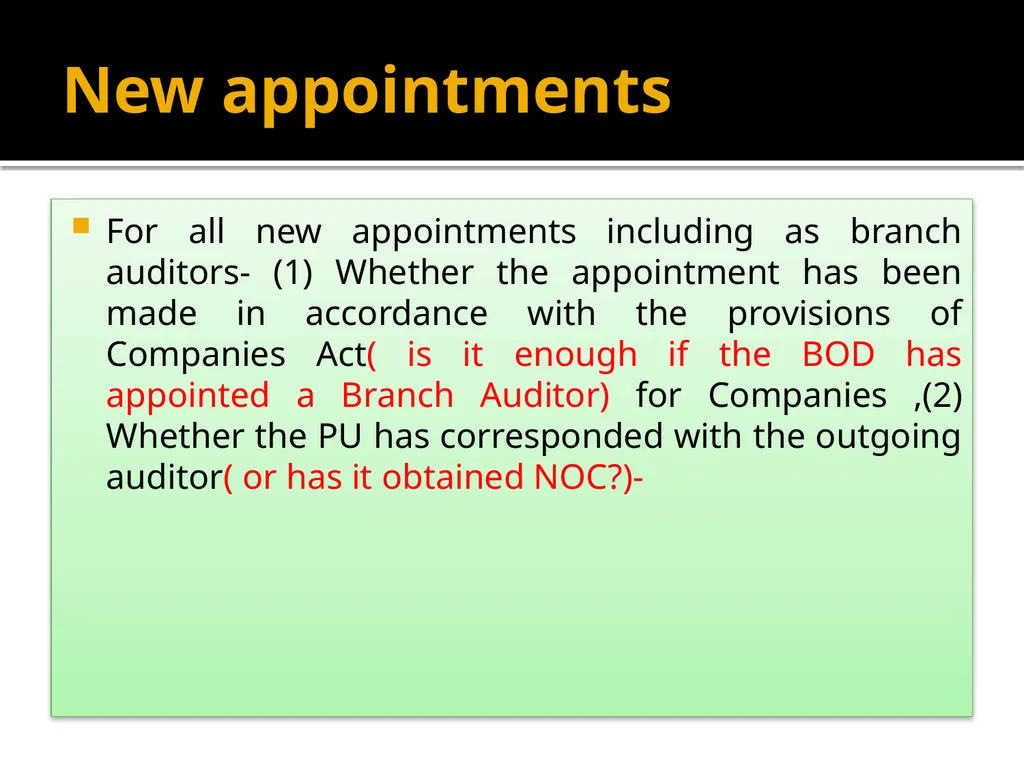 Compliance with Technical and Professional - slide 9 of 29