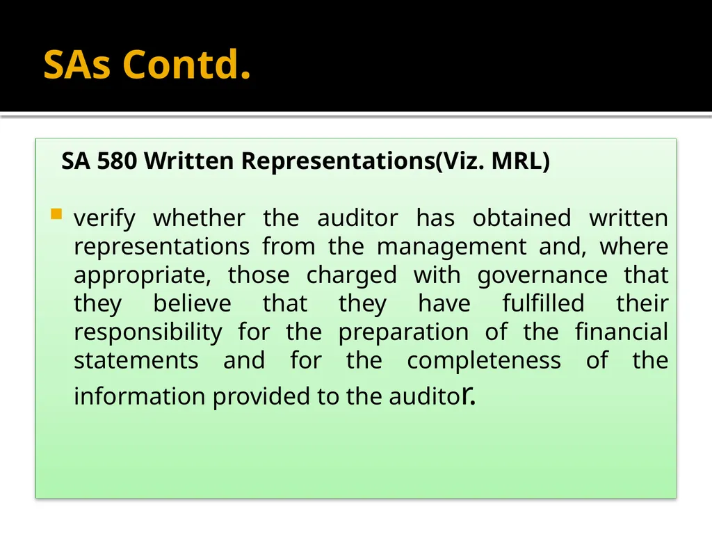 Compliance with Technical and Professional - slide 26 of 29