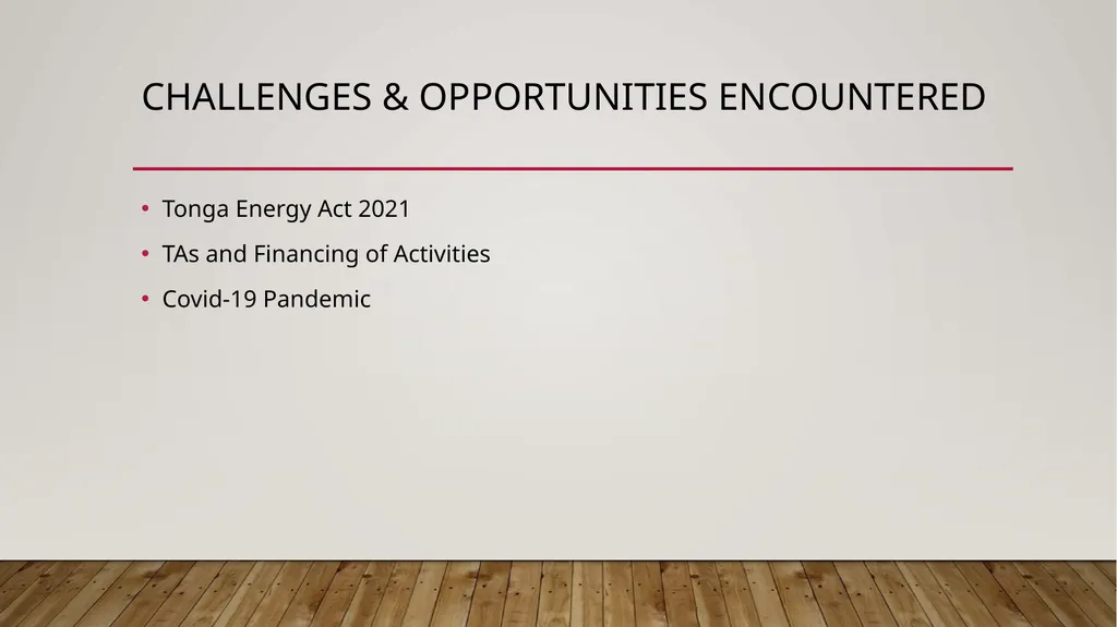Pacific Regional Capacity Building Energy Audit & - slide 6 of 9