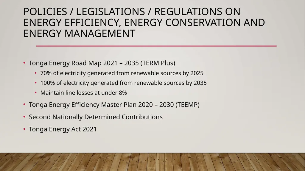 Pacific Regional Capacity Building Energy Audit & - slide 3 of 9