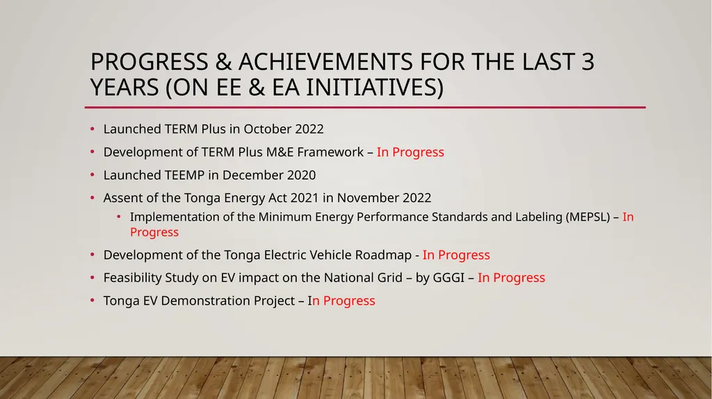 Pacific Regional Capacity Building Energy Audit & - slide 4 of 9
