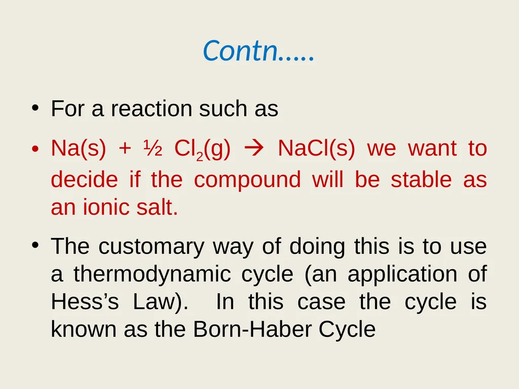 Course No. CHMDSC101/CHMGEC101 UNIT-2 Lattice - slide 19 of 22