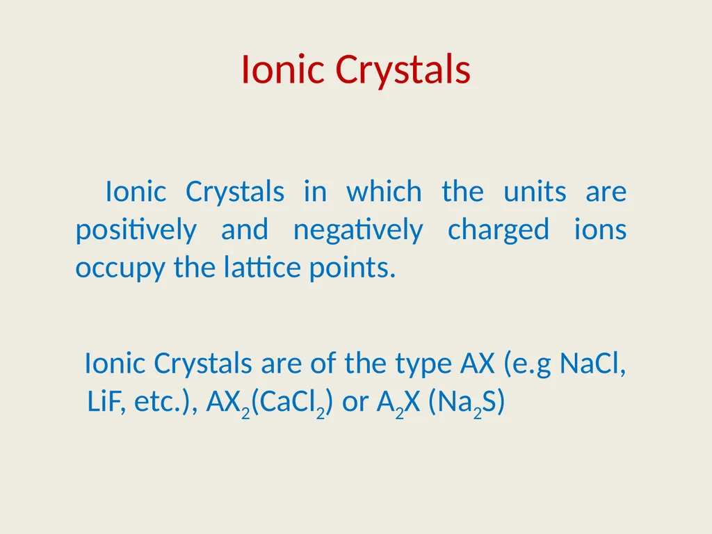 Course No. CHMDSC101/CHMGEC101 UNIT-2 Lattice - slide 12 of 22