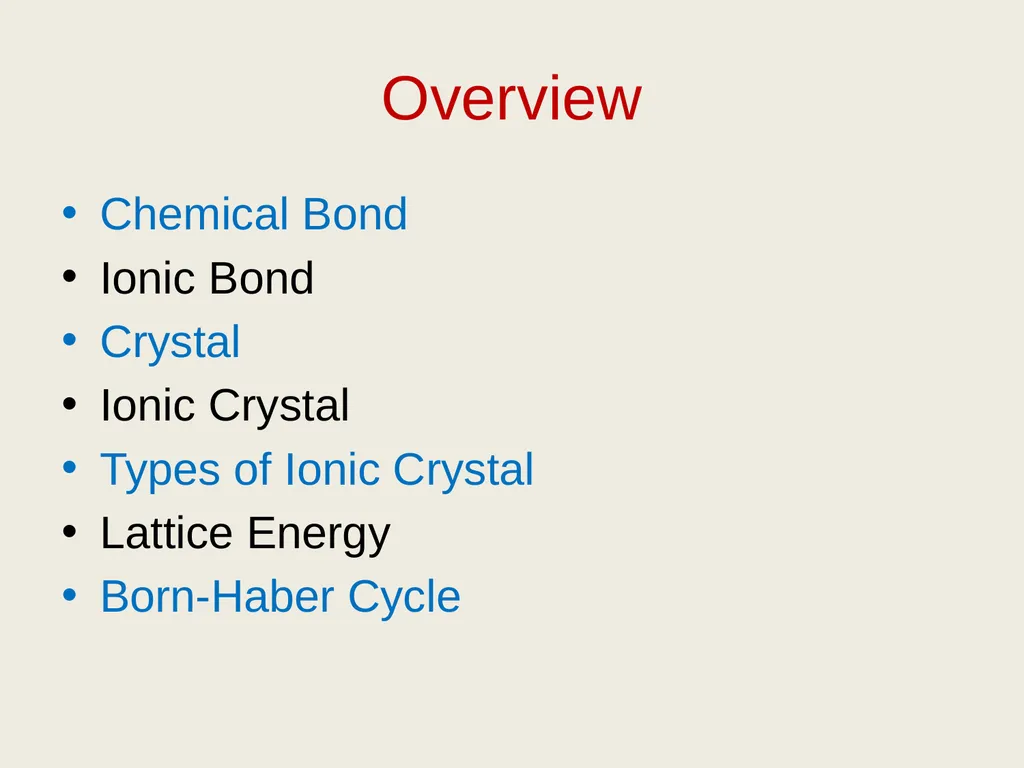Course No. CHMDSC101/CHMGEC101 UNIT-2 Lattice - slide 2 of 22