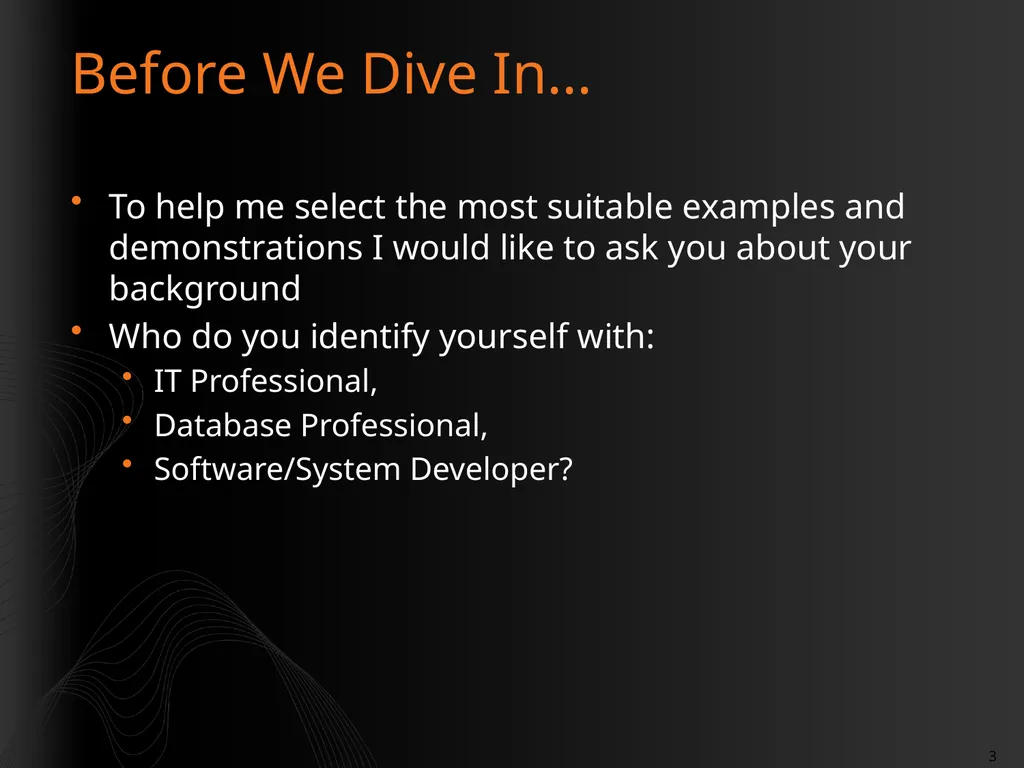 Introduction to Data Mining Rafal Lukawiecki - slide 3 of 33