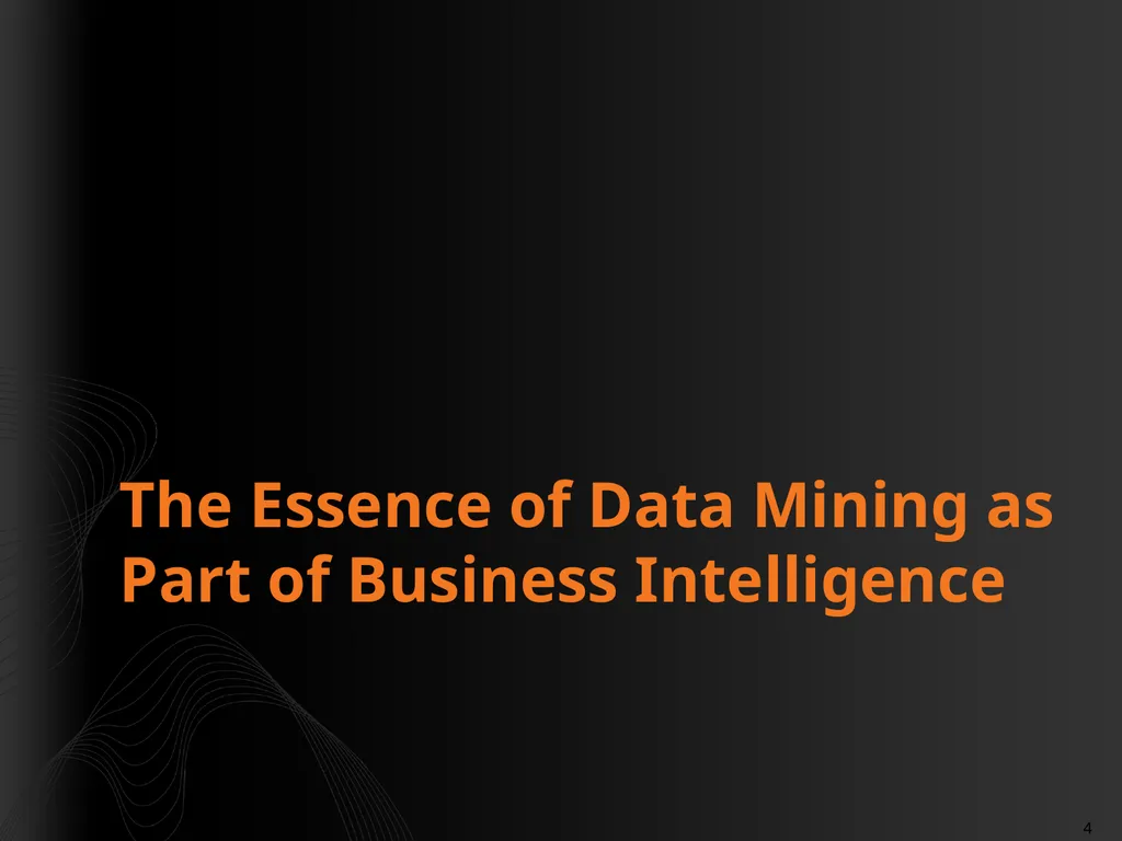 Introduction to Data Mining Rafal Lukawiecki - slide 4 of 33