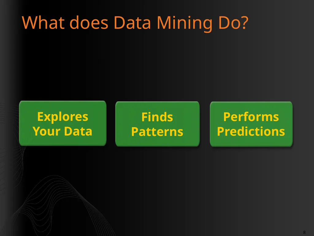 Introduction to Data Mining Rafal Lukawiecki - slide 8 of 33