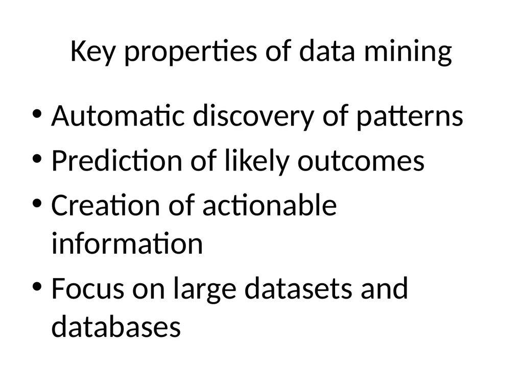Data Mining Data mining refers to extracting or - slide 2 of 11