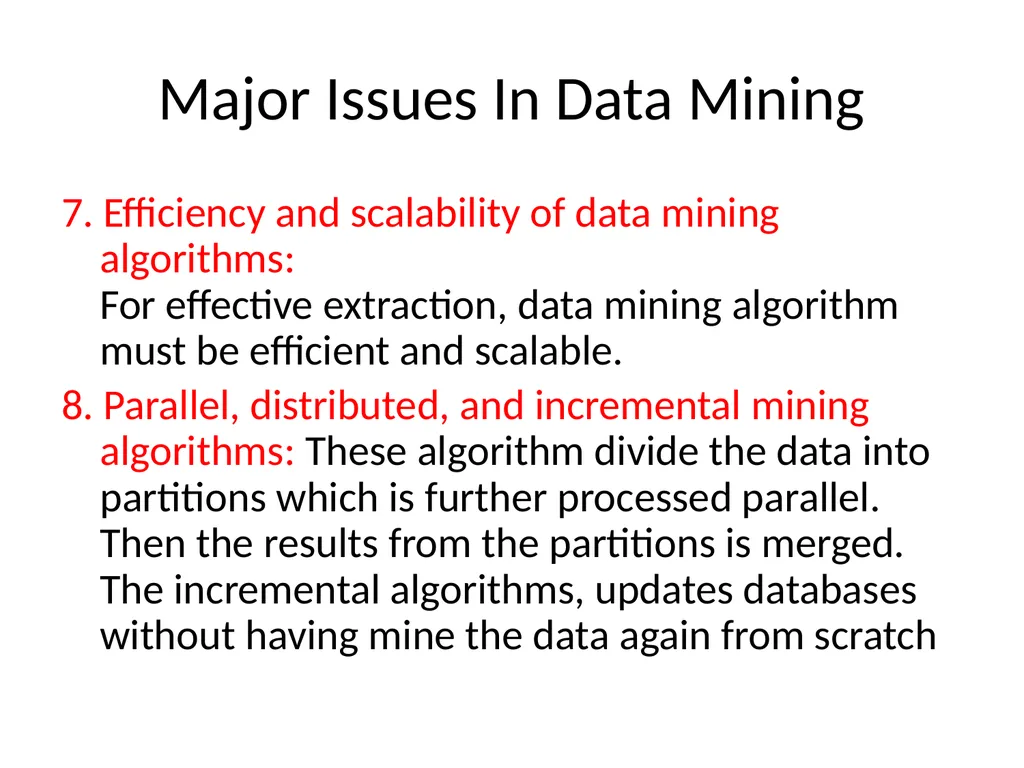Data Mining Data mining refers to extracting or - slide 11 of 11
