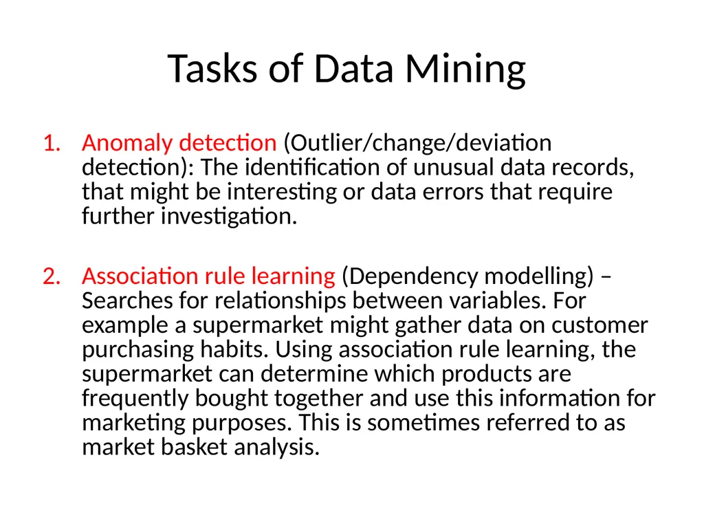 Data Mining Data mining refers to extracting or - slide 5 of 11