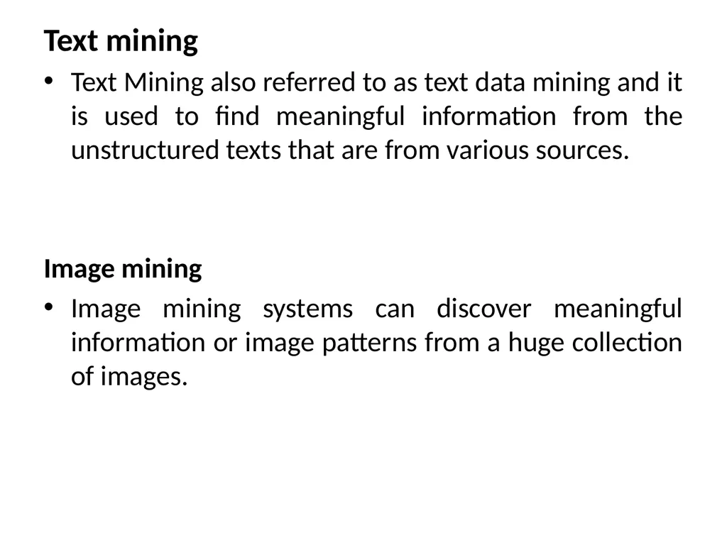 Multimedia Data Mining - extracting interesting - slide 5 of 11