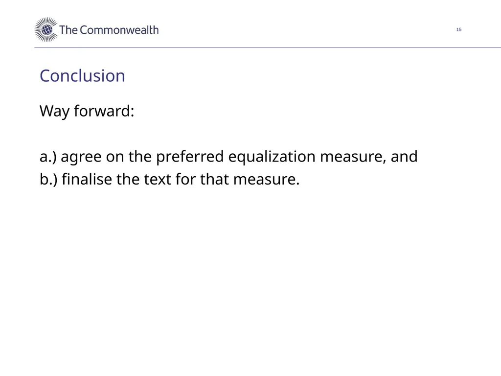 An equalization measure for deep-seabed mining in - slide 15 of 16